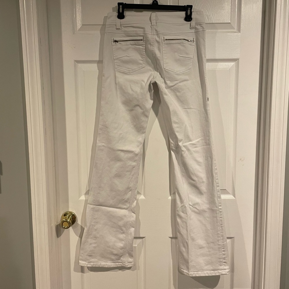 CAbi White Denim Flare Jeans - Picture 5 of 8